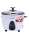 Nikai 2 In 1 Rice Cooker With Steamer, Non-Stick Convenience Pot And Keep Warm Function For Flawless Meals, Detachable Cord, Cook, Steam, And Keep Warm With Ease And Efficiency 1L 400W NR701A White
