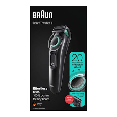 ماكينة حلاقة الذقن براون للرجال - أسود - BT3221
