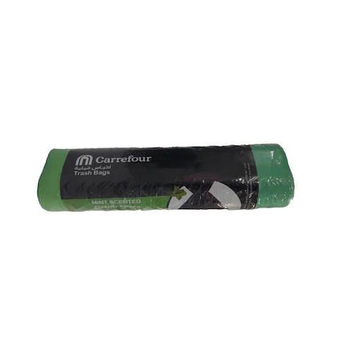Carrefour Trash Bags - 70 x 60 cm - 15 Bags - Mint Scent