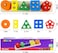 Montessori Toys for 1 2 3+ Year Old Toddlers, Educational Toys for 1 2 3 + Year Old Girls Boys ,Wooden Stacking Toys for Toddlers 1-3,Shape Sorter Toy,Color Sorting Toy,Learning Toy.