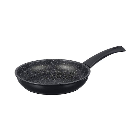 Illa Cook On Rock Granite Frying Pan - 24 Cm - Black