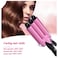 HYX 3 Barrel Curling Iron Wand Hair Waver Curler Iron Ceramic Tourmaline Triple Barrels, Crimper Hair Iron Hair Waving Styling Tool for Deep Waves