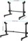 Mike Music Durable Metal Second Tier For Keyboard Stand, 15.7, 28.3 Inches, 40, 72 cm, Adjustable Width And 13 Inches Height For Most Keyboards (Black)