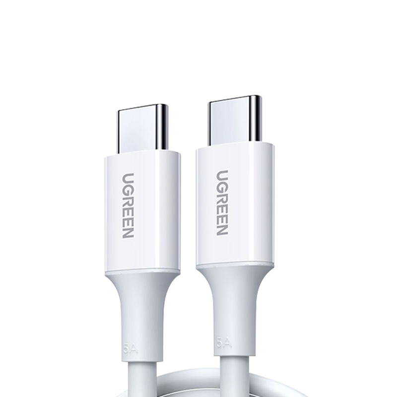 Ugreen USB 2.0 Type-C Male to Male Cable 5A 1m - White