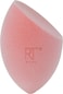 Real Techniques Miracle Powder Sponge, Microfiber Technology Ideal For Use With Powders, Beauty Sponge, Makeup Blender, Blends &amp; Sets Makeup, Pink, 2 Count