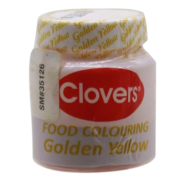 Clovers Bright Golden Food Colour Powder 10g