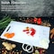 Generic Kitchenmark Chopping Board With Hanging Hole Non-Slip Base Rectangular Kitchen Serving Board Cutting Board, Strong &amp; Durable Non-Toxic Polyethylene (S - 24X13cm)