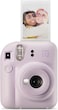 Fujifilm Instax Mini 12 Instant Film Camera, Auto Exposure With Built-In Selfie Lens, Lilac Purple