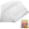 Homarket&reg; Thickened 100 Pcs Self Adhesive Treat Bags Lovely White Dotted Cellophane Treat Bags for Bakery Candy Cookie（GC2619A）