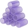 10-Piece Professional Self Grip Hair Rollers Set Purple