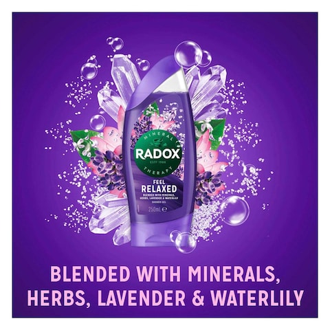 Radox Feel Relaxed Waterlily And Lavender Shower Gel 250ml