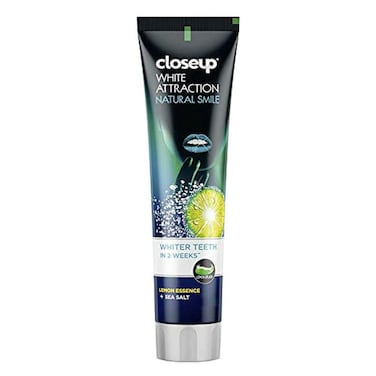 Closeup White Attraction Natural Smile Lemon Essence+Seasalt Toothpaste 75ml
