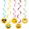 Emojions Dizzy Danglers Assorted 30in &amp; 39in 4 pcs