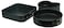 Haneez&reg; Non Stick Cake Baking Moulds, Set of 3, Black (10", 9", 8") Steel Cake Square, Round and Heart Shape Making Tray