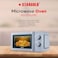 STARGOLD Microwave Oven With Grill And Pizza 20L Capacity With 30-Minute Cooking Timer And 6-Stage Heat 700 Wattage