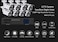 XBW - 8Channel CCTV security Kit 1080P/2.0MP 1920X1080 Camera 8CH Surveillance DVR kit with 8pcs 2.0mp 1080P Metal Outdoor Bullet Camera Alarm System&amp;P2P Home Security (8, 1TB HDD)
