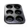 decdeal-6/12 Piece Superior Carbon Steel Non-Stick Cake Bakeware Multiple Pattern Doughnut Banana Minnow Cat Claw Round Baking Mould