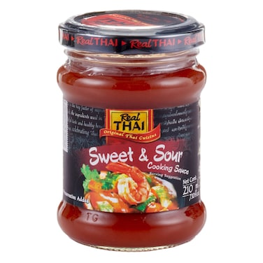 Real Thai Sweet And Sour Cooking Sauce 200ml