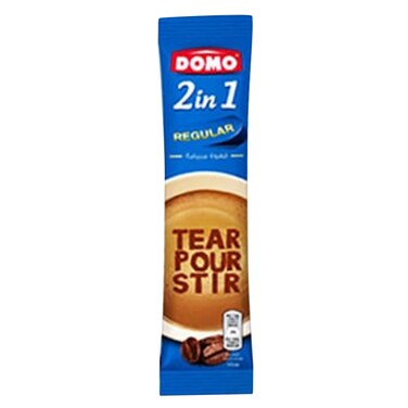 Domo 2 In 1 Tear Pour Stir Instant Coffee 12g