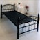 Karnak Heavy Duty Single Metal Steel Bed Dimension 90x190 Centimeters