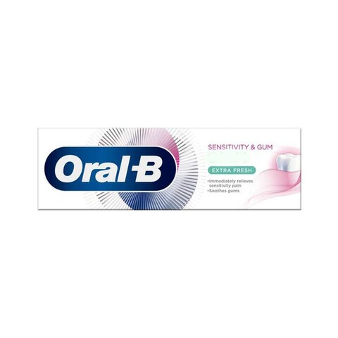 Oral B Toothpaste Sensitivity and Gum - Extra Fresh - 75 Ml