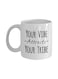 muGGyz What Your Tv Presenter Said The Fist Place Coffee Mug White 325ml