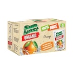 Buy Sun Blast Organic No Added Sugar Orange Juice 200ml Pack of 10 in UAE