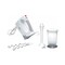 Bosch Hand Mixer Set - 450 Watt - White \ Grey - MFQ3540