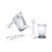 Bosch Hand Mixer Set - 450 Watt - White \ Grey - MFQ3540