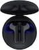 LG Tone Free Fn6 True Wireless Bluetooth Earbuds With Uvnano Wireless Charging Case, Wireless Headphones Meridian Sound, Dual Microphones For Work/Home Office, Ipx4 Water-Resistant, Black
