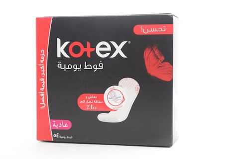 KOTEX EVERDAY PANTYLINERS NORMAL  X54