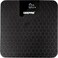 Geepas Digital Body Scale GBS46524UK, Maximum Weight Of 180kg, Anti Slip Glass Platform, Black