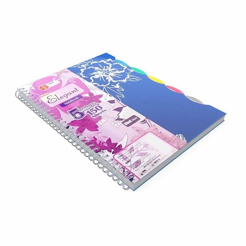 نوت بوك ليجيند ميديام 5 مواضيع - 150 ورقة