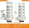 Sky-Touch Vertical Tower Power Strip Universal With 14 Charging Multi Plugs 4 USB Ports, Electric Charging Station Surge Protector