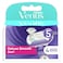 Gillette Venus Swirl Flexiball Razor Blade Refills for Women - 4 Pieces