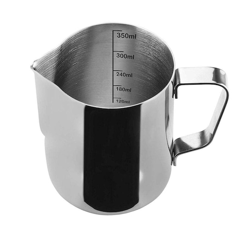 Stainless Steel Espresso Coffee Milk Frothing Pitcher Silver 550ML