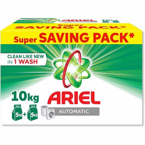 Ariel Laundry Powder Detergent Original Scent Suitable for Automatic Machines 10kg