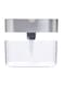Generic Soap Dispenser With Sponge Holder Clear/Silver 13Ounce