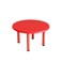 Red Color Round Table For Kids