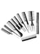 Generic 10-Piece Salon Hair Styling Comb Set Black