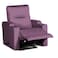 In House Velvet Rocking &amp; Rotating Cinematic Recliner Chair With Cups Holder - Light Purple - AB08