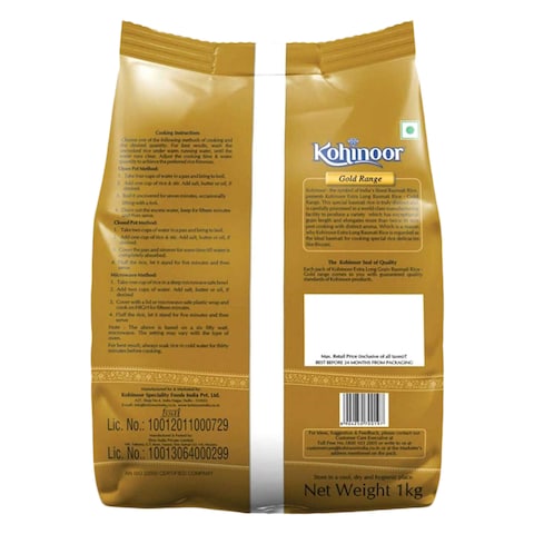Kohinoor Gold Basmati Rice - 1kg