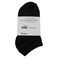 La Collection Solid Sneaker Socks Black Pair Of 3