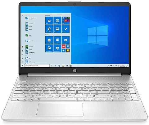 HP 2021 15.6&quot; FHD Laptop, AMD Ryzen 5-5500U Processor (Beats Intel i7-1065G7), 8GB RAM, 256GB PCIe SSD, AMD Radeon Graphics, HD Webcam, HDMI, Bluetooth, Wi-Fi, Windows 10, Silver, 32GB USB Card