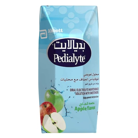 Pedialyte Apple Oral Electrolyte Solution Drink 200ml