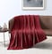 Generic Love's Cabin Flannel Fleece Blanket Twin Size Red Throw Blanket For Couch, Extra Soft Double Side Fuzzy &amp; Plush Fall Blanket, Fluffy Cozy Blanket (Lightweight, Non Shedding)