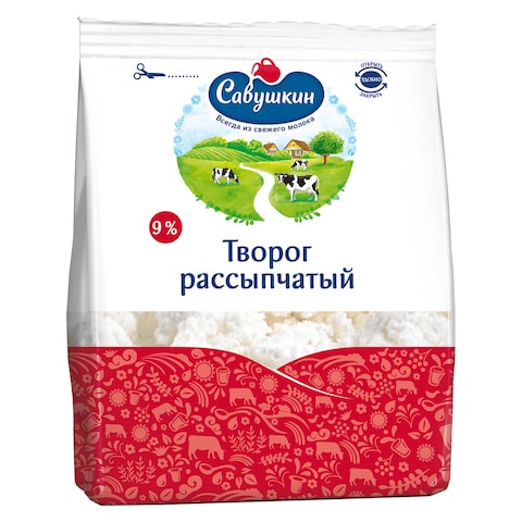 Savushkin 9% Fat Cottage Cheese 350g