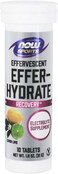 Now Foods Sports, Effer-Hydrate, Lemon Lime, 10 Tablets, 1.8Oz (51G)