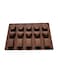 15 Cavities DIY Handmade Soap Moulds - Oval, Square and Heart  Shape Cake Pan Molds for Baking, Biscuit Chocolate Mold