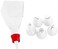 Royalford Icing Pvc Bag With Nozzles [Rf1661-Ib6]